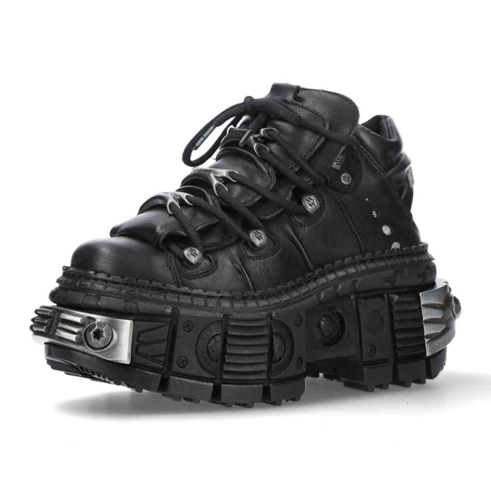 New Rock - M-WALL106-S10 Plateausneaker - Schwarz